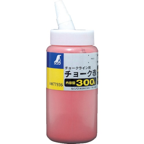トラスコ中山 シンワ チョーク粉赤(ご注文単位1本)【直送品】