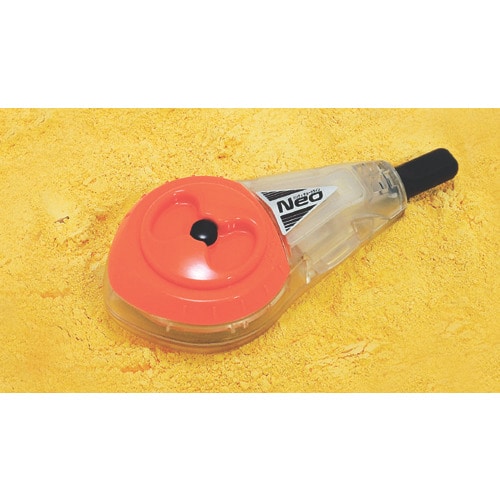 トラスコ中山 シンワ ハンディチョークラインNeo 自動巻 細糸 バレンシアオレンジ(ご注文単位1個)【直送品】