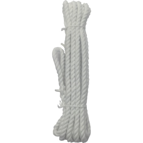 トラスコ中山 ユタカメイク ロープ ポリエステルトラック(裸) 9mm×5m(ご注文単位1巻)【直送品】