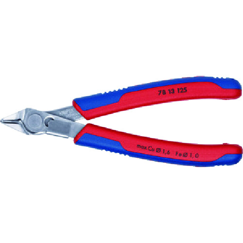 トラスコ中山 KNIPEX スーパーニッパー 125mm リードキャッチャー付 446-9135(ご注文単位1個)【直送品】