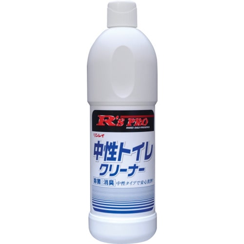 トラスコ中山 リンレイ R’sPRO 中性トイレクリーナー 800ml(ご注文単位1本)【直送品】