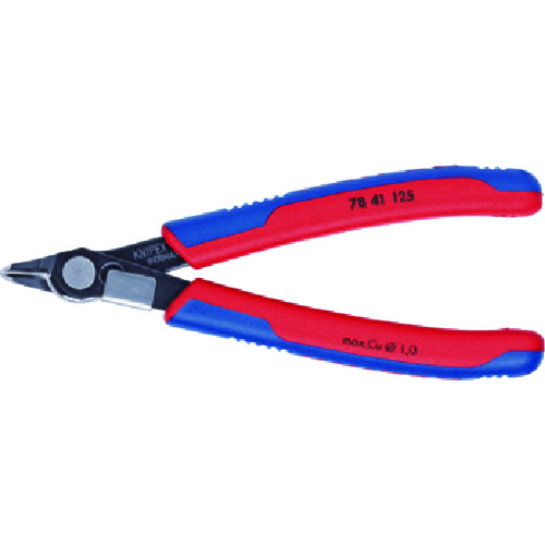 トラスコ中山 KNIPEX スーパーニッパー 125mm リードキャッチャー付 446-9160(ご注文単位1個)【直送品】