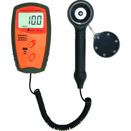 トラスコ中山 シンワ デジタル紫外線強度計 セパレート式（ご注文単位1個）【直送品】