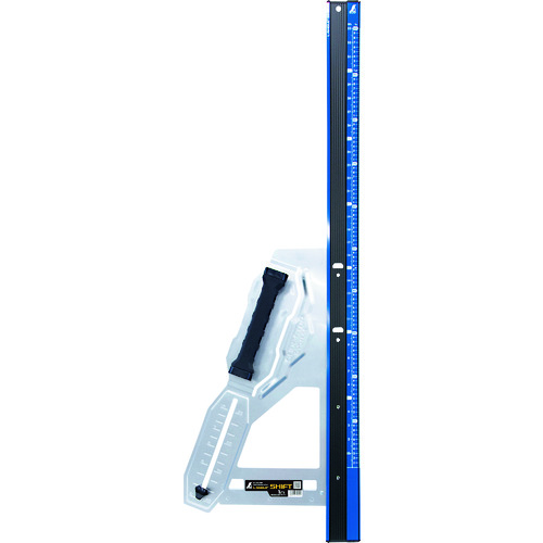 トラスコ中山 シンワ 丸ノコガイド定規 エルアングル Plus シフト 1m 寸勾配切断機能付(ご注文単位1台)【直送品】