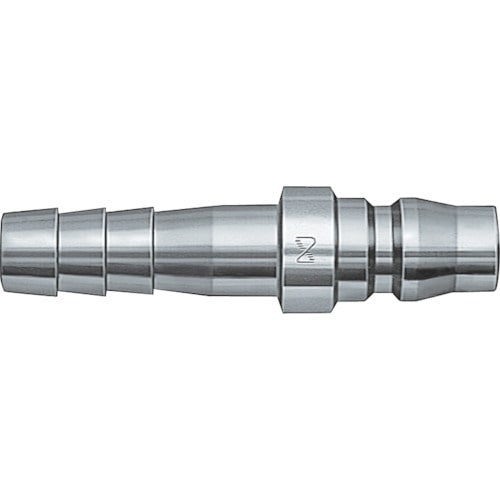トラスコ中山 日東 ハイカプラ 鋼鉄製(ホース取付用プラグ)相手側1インチ 耐圧力2.0Mpa(00296)（ご注文単位1個）【直送品】