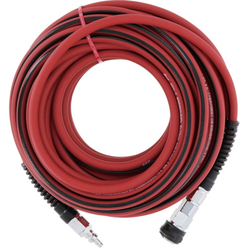 トラスコ中山 侍BLACK 高圧用エアーホース6×15M R×B(ご注文単位1台)【直送品】