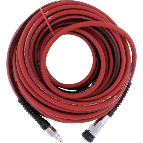 トラスコ中山 侍BLACK 高圧用エアーホース6×20M R×B(ご注文単位1台)【直送品】