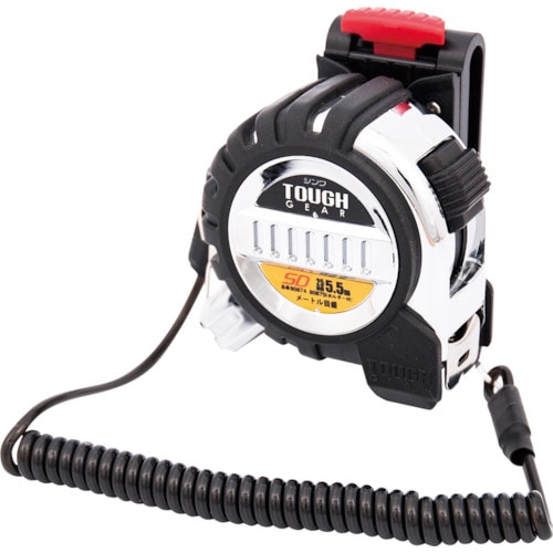 トラスコ中山 シンワ コンベックス タフギアSD 25-5.5m ホルダー付(ご注文単位1個)【直送品】