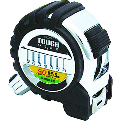 トラスコ中山 シンワ コンベックス タフギアSD 幅25mm 長さ5.5m 尺相当目盛(ご注文単位1個)【直送品】