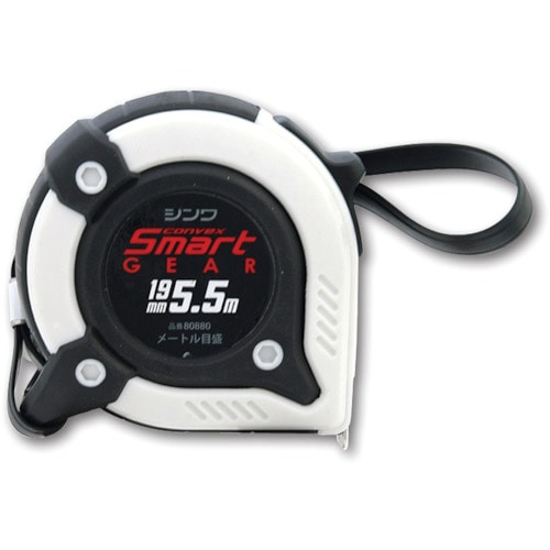 トラスコ中山 シンワ コンベックス スマートギア 幅19mm 長さ5.5m(ご注文単位1個)【直送品】