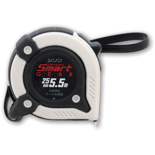 トラスコ中山 シンワ コンベックス スマートギア 幅25mm 長さ5.5m(ご注文単位1個)【直送品】