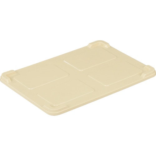 トラスコ中山 リス 食品用コンテナ 127682 パンコンテナー#80蓋 アイボリー（ご注文単位1枚）【直送品】