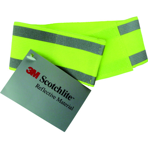 トラスコ中山 ミズケイ 伸縮反射バンド「バリぴか」ショート(ご注文単位1枚)【直送品】