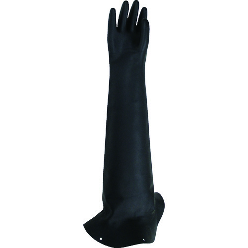 トラスコ中山 トワロン ブラスト用手袋 ブラスト用手袋フランジ付 右手(ご注文単位1本)【直送品】