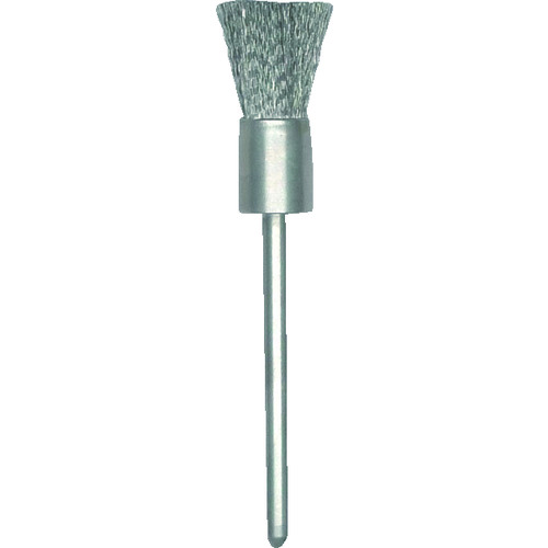 トラスコ中山 TRUSCO エンド型ブラシ ステンレス 線0.08X筒径Φ8X軸Φ3（ご注文単位1本）【直送品】