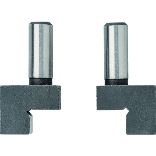 トラスコ中山 マール 汎用測定器取り付けアタッチメント用ショルダーアンビル 外径測定用(4500050)(ご注文単位1組)【直送品】