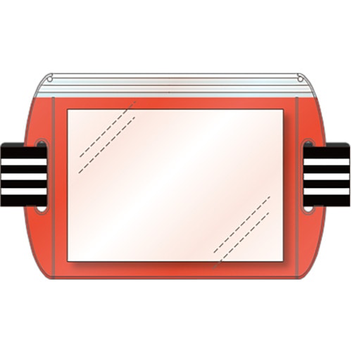 トラスコ中山 ユニット 差込式アームホルダー 赤(ご注文単位1枚)【直送品】