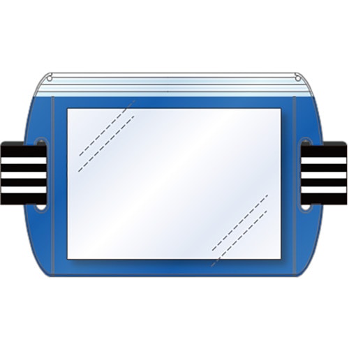 トラスコ中山 ユニット 差込式アームホルダー 青(ご注文単位1枚)【直送品】