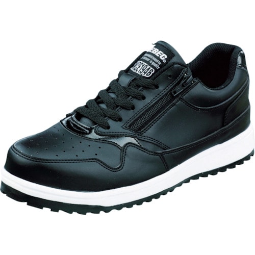 トラスコ中山 ジーベック ZIPアップ耐滑セフティシューズ 85118 ブラック 26.5CM(ご注文単位1足)【直送品】