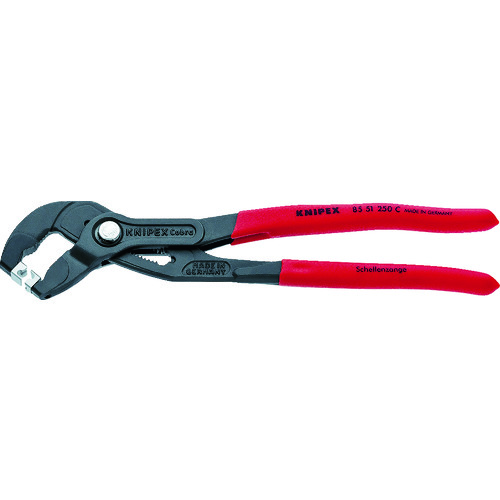 トラスコ中山 KNIPEX ホースクランププライヤー 250mm(ご注文単位1個)【直送品】