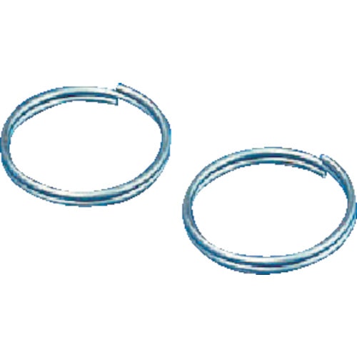 トラスコ中山 ユニット 取付金具 二重リング17mmφ 10個1組(ご注文単位1組)【直送品】