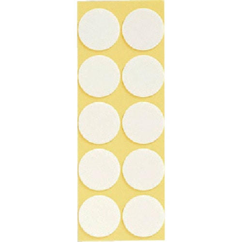 トラスコ中山 ユニット 発泡両面テープ丸型25φ(100個1組) 発泡ポリエチレン（ご注文単位1組）【直送品】