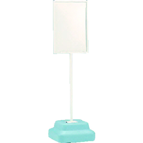 トラスコ中山 ユニット 標識スタンドウェイト付450×300用 350×350×1243H(ご注文単位1台)【直送品】