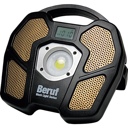 トラスコ中山 BERUF スピーカー付ポータブルワークライト BTK-1301RBT(ご注文単位1個)【直送品】