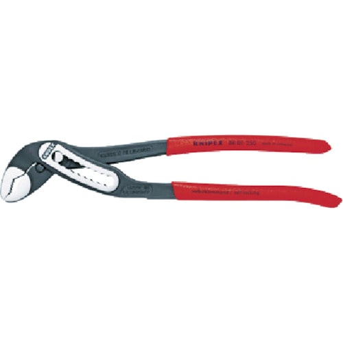 トラスコ中山 KNIPEX ウォーターポンププライヤー アリゲーター ソフトプラスチックハンドル 250mm 446-9445(ご注文単位1個)【直送品】
