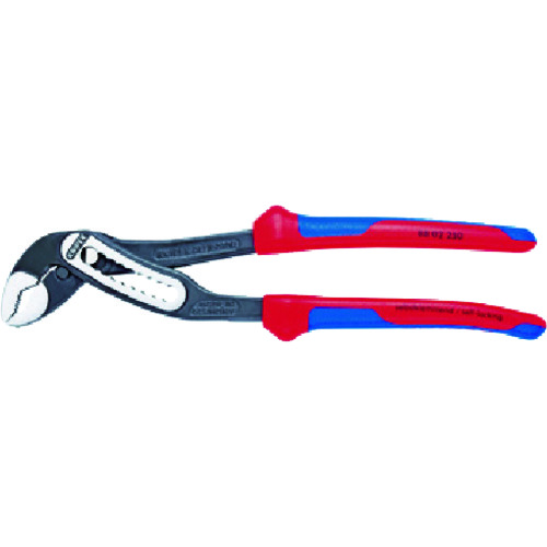 トラスコ中山 KNIPEX ウォーターポンププライヤー アリゲーター コンフォートハンドル 250mm 446-9470(ご注文単位1個)【直送品】