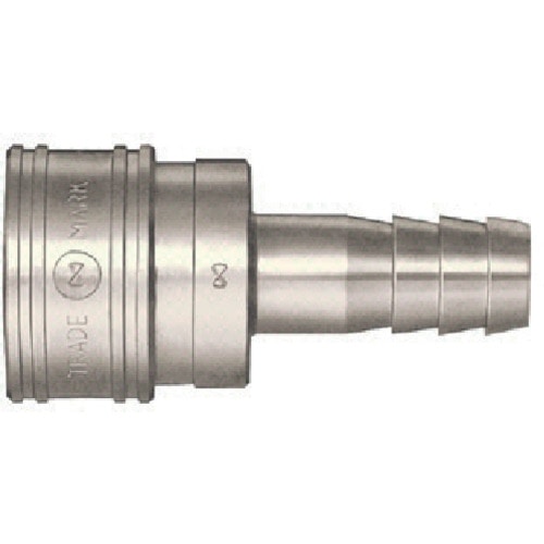 トラスコ中山 日東 TSPカプラ 鋼鉄製 ニトリルゴムSG(NBR)(ホース取付用ソケット) 相手側1インチ(00846)(ご注文単位1個)【直送品】