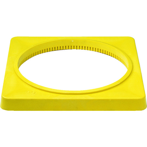 トラスコ中山 サンコー 樹脂製カラーコーンベット(2.0kg) 8Y0081 黄（ご注文単位1個）【直送品】