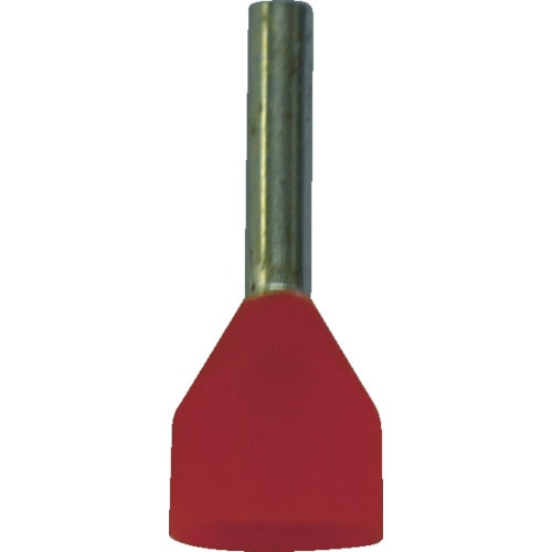 トラスコ中山 ワイドミュラー 2本用絶縁カバー付圧着端子 H0.5/14 ZH SV フ（ご注文単位100個）【直送品】