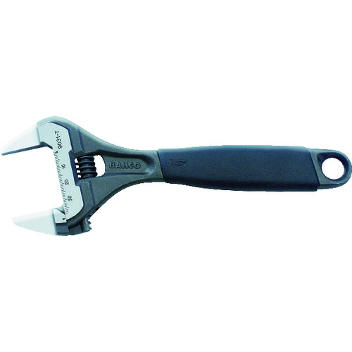 トラスコ中山 バーコ 大口モンキーレンチ 最大口開き38mm 薄口ブラック仕上げ(ご注文単位1個)【直送品】