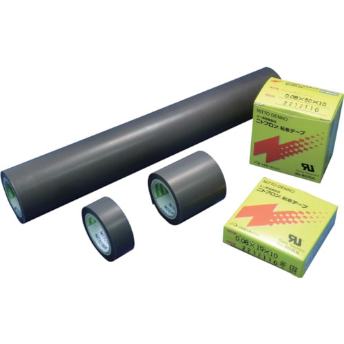 トラスコ中山 日東 ふっ素樹脂粘着テープ ニトフロン粘着テープ No.903UL 0.13mm×38mm×10m（ご注文単位1巻）【直送品】