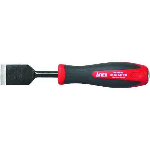 トラスコ中山 アネックス 車輌整備用工具(エンジン関連) スクレーパー 先端幅25mm 軸長70mm 全長180mm(ご注文単位1個)【直送品】