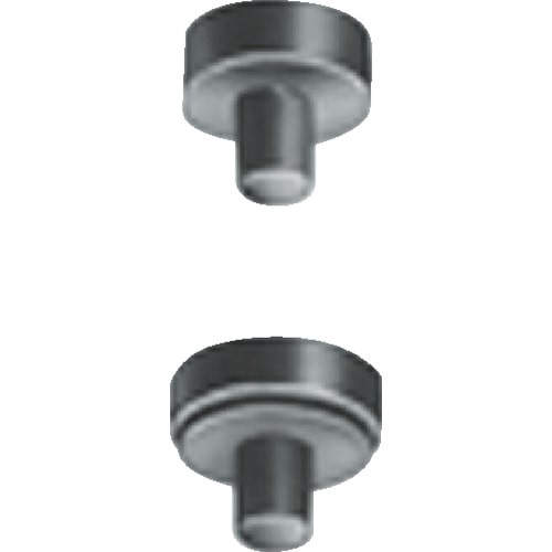 トラスコ中山 ハディー 交換用スタンプ 10mm 1個(ご注文単位1個)【直送品】