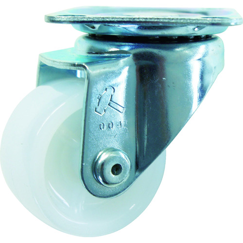 トラスコ中山 サンコー 樹脂製平台車 918181 サンキャリーMini用取り替えキャスター(50Φ自在ナイロン車)(ご注文単位1個)【直送品】