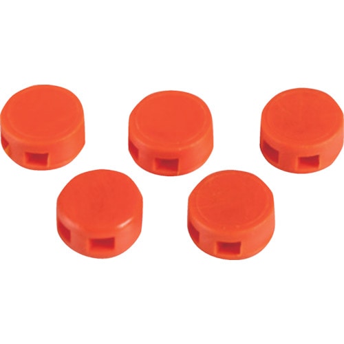 トラスコ中山 ハディー 封印用樹脂 オレンジ 8mm 1,000個(ご注文単位1袋)【直送品】