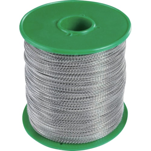 トラスコ中山 ハディー 封印用ワイヤー 200m巻き(ご注文単位1巻)【直送品】