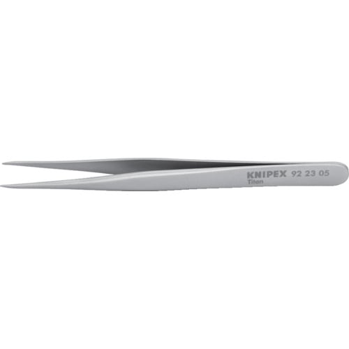 トラスコ中山 KNIPEX 9223-05 チタン製精密ピンセット 120mm(ご注文単位1本)【直送品】