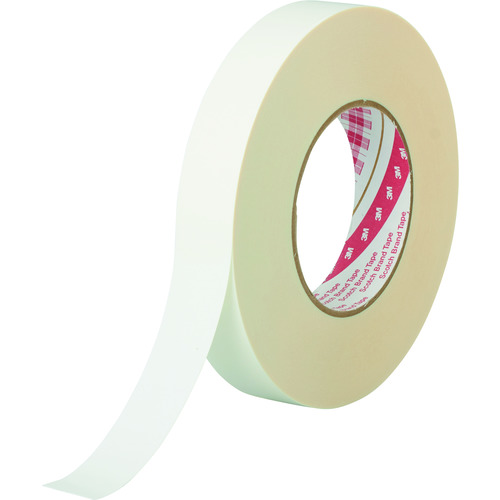 トラスコ中山 3M ポリエステル基材両面粘着テープ 9415PC 25mmx66m(ご注文単位1巻)【直送品】