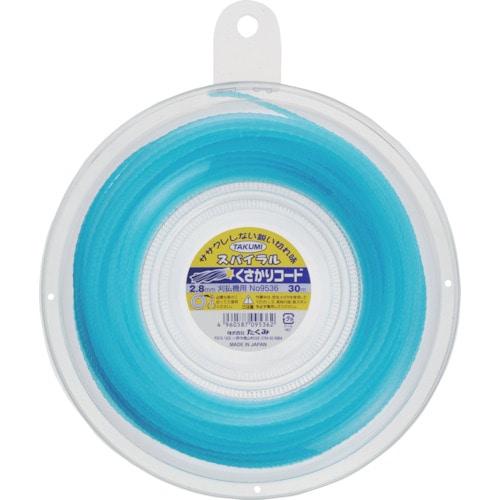 トラスコ中山 たくみ スパイラルコード 2.8mm×30m（ご注文単位1個）【直送品】