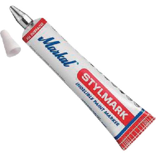 トラスコ中山 Markal チューブマーカー STYLMARK 白（ご注文単位1本）【直送品】