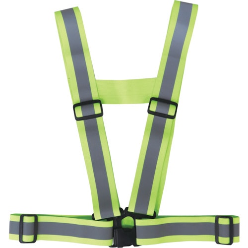 トラスコ中山 福徳 伸縮幅広反射ベスト(ご注文単位1枚)【直送品】