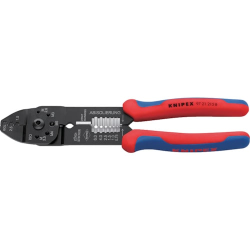 トラスコ中山 KNIPEX 圧着ペンチ 215mm 446-9712(ご注文単位1個)【直送品】
