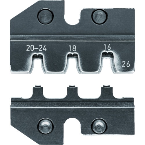 トラスコ中山 KNIPEX 9749-59 圧着ダイス(9754-26用)(ご注文単位1セット)【直送品】