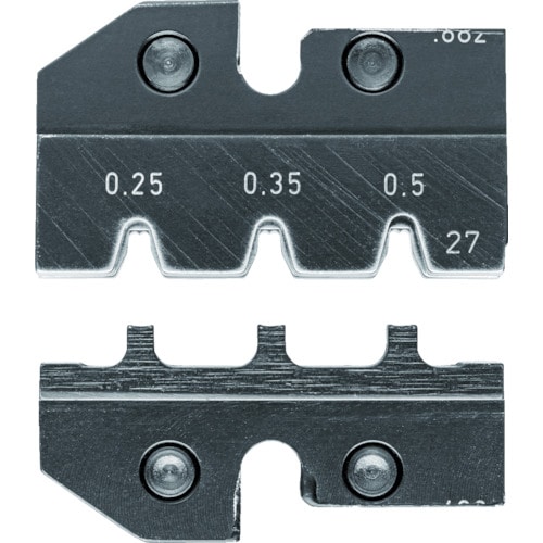 トラスコ中山 KNIPEX 9749-59 圧着ダイス(9754-27用)(ご注文単位1セット)【直送品】