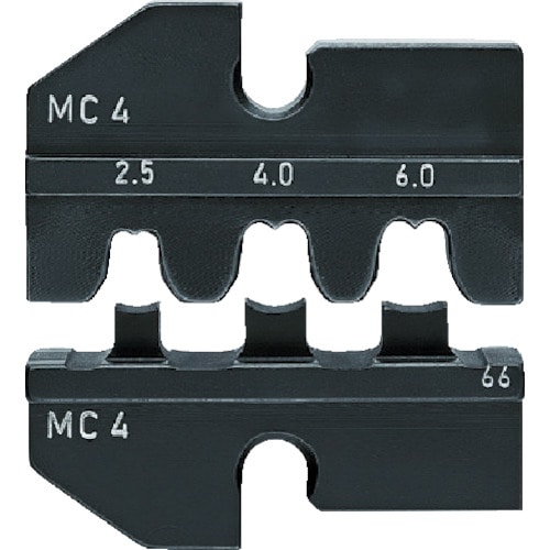 トラスコ中山 KNIPEX 9749-66 圧着ダイス (9743-200用)(ご注文単位1セット)【直送品】