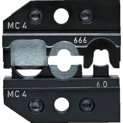 トラスコ中山 KNIPEX 9749-66-6 交換用ダイス(9743-200用)(ご注文単位1セット)【直送品】